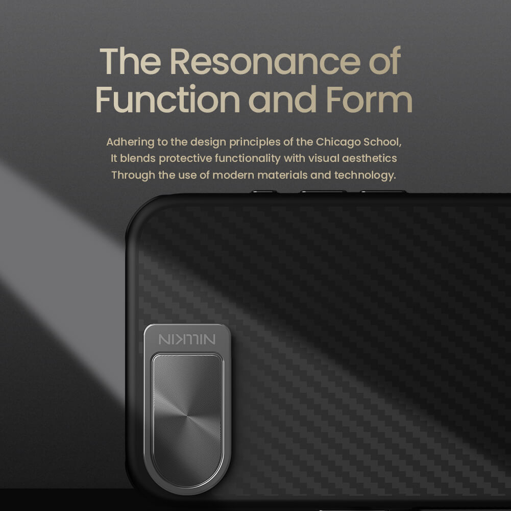 Чехол-крышка NILLKIN для Apple iPhone 16e (iPhone SE 2025, iPhone SE 4) (серия CarboProp Magnetic MagSafe Aramid fiber Cover version)